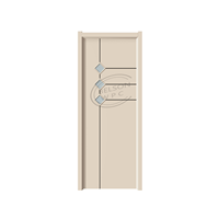 Pintu WPC Modern untuk Interior Kamar Tidur, Bebas Cat, Tahan Air, Anti Gores, untuk Proyek Villa Apartemen, Grosir