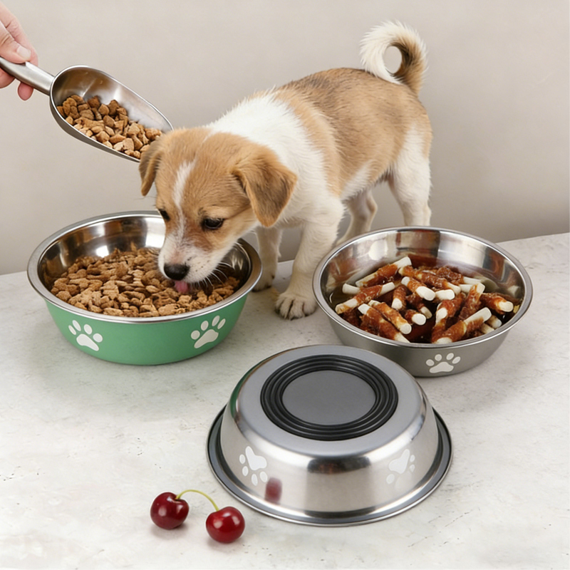 Modern Stainless Steel Pet Water Bowl