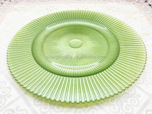 Assiettes de présentation en or blanc perlé pour mariage, en gros et à prix réduit, pour la décoration - Product Image 6