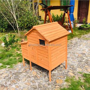 SDC005 gallinero moderno para exteriores, casa de pollo de madera con caja de huevos, estampado de animales para uso doméstico, otras jaulas para mascotas - Product Image 6