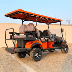 Voiturette de golf électrique 6 places de haute qualité, véhicule à énergie nouvelle, sièges confortables, voiturette de golf de luxe, pneus durables - Product Image 5