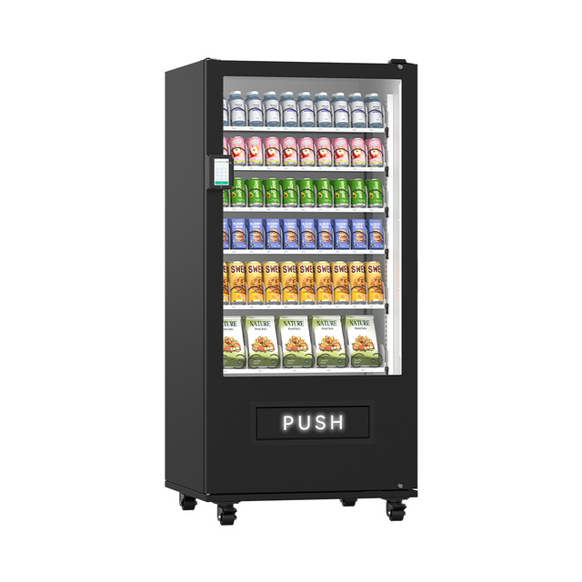 Automatic Unmanned Intelligent Vending Machine Qr Code Payment 24 Hour Self-Service Combo Drinks and Snacks Soda Vending Machine