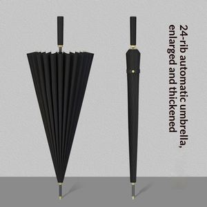 OEM Custom Durable Nylon Straight Shaft UV Printing Long Handle Promotional Rain Umbrella Factory Direct Bulk Customization - Product Image 4