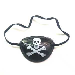Masque pour les yeux Pirate One Eyed <span class=keywords><strong>Dragon</strong></span> Halloween Dress up Prop <span class=keywords><strong>Ball</strong></span> Mask Pirate Toy Bone Single Eye Mask pour les enfants - Product Image 2