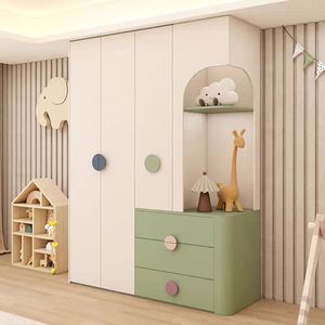 Armario <span class=keywords><strong>Infantil</strong></span> con Panel Perforado Integrado y Escritorio, Mueble de Almacenamiento Personalizado para <span class=keywords><strong>Dormitorio</strong></span> de Niños y Niñas - Product Image 4