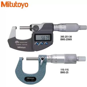 Micrómetros de horquilla en V MITUTOYO japoneses originales importados 114-121, 114-122, 114-123, 114-124 - Product Image 1