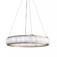Lustre Minimaliste Espagnol Long en Alabâtre et Cuivre, Luxe Léger pour Hôtel, Villa, Salon, Restaurant, Salle à Manger, Chambre à Coucher, Moyen-Orient