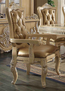 Sedia <span class=keywords><strong>da</strong></span> <span class=keywords><strong>Pranzo</strong></span> <span class=keywords><strong>in</strong></span> Vera <span class=keywords><strong>Pelle</strong></span> di Lusso Stile Americano Reale, Poltrone Antiche - Product Image 2