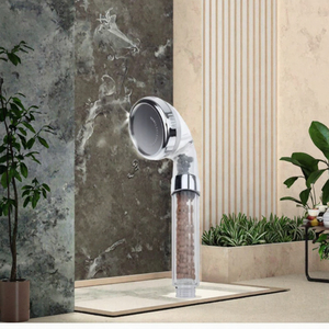 Pommeau de Douche à Main Détachable Chromé à Haute Pression avec Filtre Ionique Économiseur d'Eau pour Salle de Bain - Product Image 3