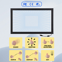 Kit de superposition d'écran tactile infrarouge multi-touch de 15 pouces USB Plug and Play