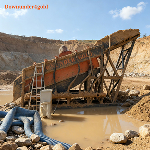 Impianto Portatile per Lavaggio Oro da Campo 150~200 Tonnellate/Ora, Impianto di Lavaggio Oro con Agitatore per Estrazione Mineraria in Fiumi - Product Image 1