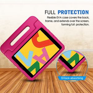 Étui de protection pour tablette HGD Fashion Bumper pour iPad 9.7, compatible avec iPad 5/6/7gen, coque rigide antichoc pour enfants avec poignée et support - Product Image 4