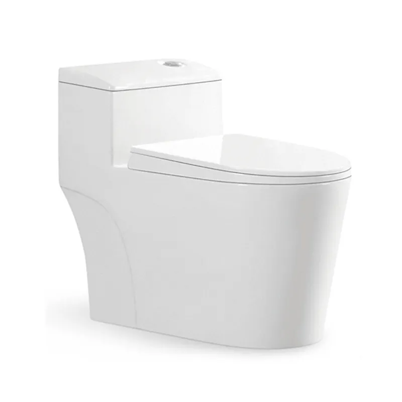 Modernes Design Keramik Washdown Einteilige Siphonic Dual Flush WC Toilette für Badezimmer