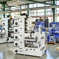 Imprimante UV flexo automatisée professionnelle avec des fonctionnalités de pointe pour la fabrication d'étiquettes commerciales