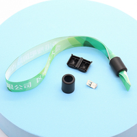 Serrure de bracelets de verrouillage de baril en plastique à usage unique personnalisée promotionnelle pour le festival d'entrée de l'événement de fête