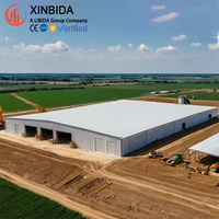 Bâtiments d'entrepôt à structure en acier durable à faible coût avec certification CE CWB pour hangars et granges