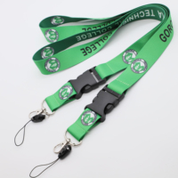 Correas de Cuello Personalizadas para Escuelas Secundarias, Sublimación a Todo Color, Poliéster, con Hebilla de Seguridad Desmontable