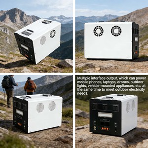 Station d'alimentation portable 1500Wh-3000Wh, générateur d'énergie de secours d'urgence pour l'extérieur - Product Image 5