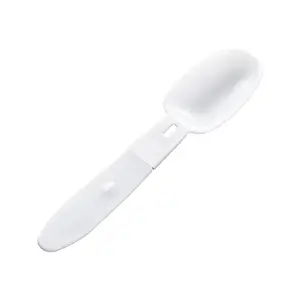 Индивидуальная упаковка утолщенный Прочный термостойкий пластиковый Пудинг Желе мешалка йогурт Складная ложка