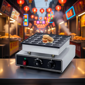Nueva Sartén Comercial de Acero Inoxidable de Ocho Canales con Temporizador Eléctrico de Alta Potencia 220V para Cocina, Ideal para Hornear, Freír y Hacer Hamburguesas, 600mm - Product Image 5