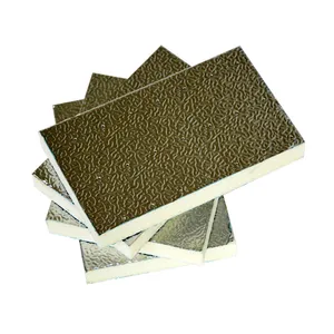 Convenient and fast to get on the wall shorten the construction period many color choices aluminum foil polyurethane foam board