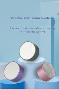 Depiladora portátil de doble cara, dispositivo de depilación y pulido de pies, cristal mágico, borrador - Product Image 3