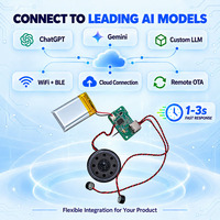 Carte vocale connectée WiFi BLE avec IA générative pour conversations, reconnaissance émotionnelle, mémoire longue durée et fonctions de jeu de rôle