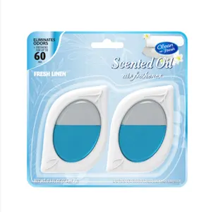 Lot de 2 désodorisants d'ambiance en membrane en forme de feuille de 7,5 ml, <span class=keywords><strong>huile</strong></span> parfumée - Product Image 1
