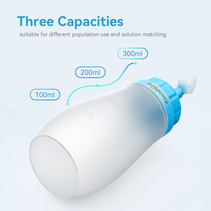 Bottiglia per Lavaggio Nasale con Rete in Silicone Morbido 300ml, <span class=keywords><strong>Neti</strong></span> <span class=keywords><strong>Pot</strong></span> per Irrigazione Sinusale, Pulitore Nasale a Pressione per Adulti e Bambini - Product Image 2