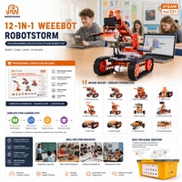 WeeeMake-Robot Storm STEM 12 en 1, Kit DIY, cámara programable, Dolly, Compatible con Arduino IDE, Kit de robótica, WeeeBot de 12 pulgadas