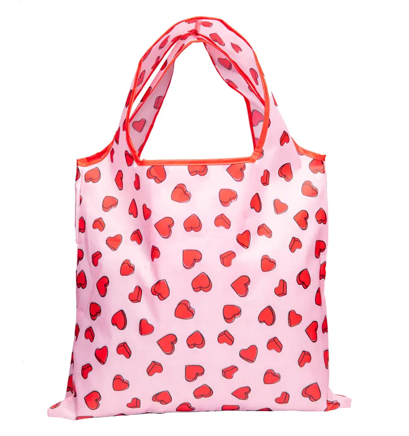 फैशन रीसाइक्लिंग बैग Foldable बड़े किराने ढोना बैग पुन: प्रयोज्य शॉपिंग बैग