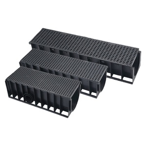 Canal de <span class=keywords><strong>Agua</strong></span> de HDPE de Instalación Conveniente, Zanjas Lineales de Plástico, Garantía de 1 Año, Negro U100-U300, Vida Útil de 30 Años - Product Image 3