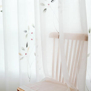 Innermor Dipinto A Mano <span class=keywords><strong>tende</strong></span> per il salone <span class=keywords><strong>Francese</strong></span> stile di pittura a olio Per La camera da letto elegante bianco <span class=keywords><strong>tulle</strong></span> Su Misura - Product Image 6