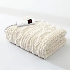 Camiseta de lã 220v caspa, cobertor de aquecimento elétrico com aprovação ce ukca