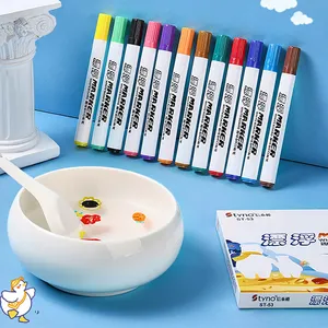 Zeichen geschenk für Kinder Adult Floating Marker Pens mit einem Keramik löffel Magical Water Painting Pen Floating Marker Pen