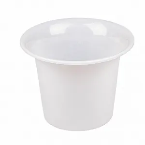 Cirkelvormige Plastic Emmer Spittoon Wit Medisch Urinoir, Grote Capaciteit Urinoir Ziekenhuis Toilet Slaapkamer Transparant Urinoir