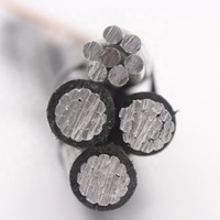 Cable conductor de aluminio Abc XLPE PE LDPE, cable aislado de PVC, Triplex, Triplex, 4x70 mm2 50 mm2