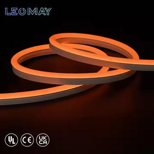 Tira de luces de PVC impermeable para exteriores IP67 personalizada 112LEDs/M 8mm 12V jardín RGB LED luz de neón decoración Flexible para hoteles - Product Image 1