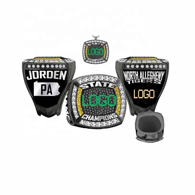 Low Price Cheap Football Championship Rings Alloy Material for