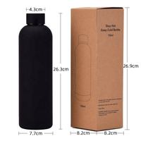 Bouteille d'eau sport portable en acier inoxydable 304 de qualité alimentaire LFGB, écologique, durable, multi-capacités, avec logo personnalisé, isolée