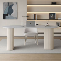 Haut classement bureau en bois ensemble de meubles de bureau à domicile en mélamine de luxe avec chaise