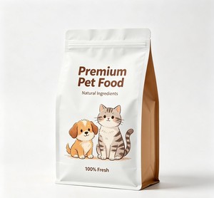 Bolsa de Embalaje para Comida Húmeda de Mascotas/Gatos con Logotipo Personalizado al por Mayor, Bolsa Reutilizable con Cierre Hermético para Comida de Gato, Bolsa para Golosinas de Perro - Product Image 1
