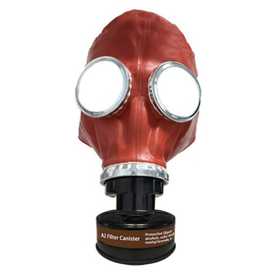 หน้ากากป้องกันใบหน้าแบบเต็มหน้า JM1 ทำจากยาง พร้อมไส้กรองคาร์บอนแบบเปลี่ยนได้ ใช้ซ้ำได้ ล้างทำความสะอาดได้ สำหรับสารเคมี - Product Image 3