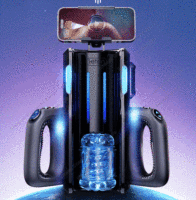 Leten THRUSTING-PRO 12cm Schubfunktion Hochgeschwindigkeits-Masturbator Automatische Teleskop-Vagina Masturbation Sextoy für Männer