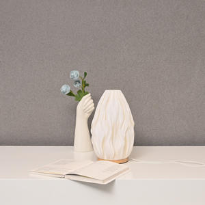 Lámpara <span class=keywords><strong>de</strong></span> escritorio LED con volantes impresa en 3D <span class=keywords><strong>de</strong></span> diseño nórdico moderno BIFANG con USB para dormitorio, mesita <span class=keywords><strong>de</strong></span> <span class=keywords><strong>noche</strong></span>, accesorio decorativo para mesita <span class=keywords><strong>de</strong></span> <span class=keywords><strong>noche</strong></span> - Product Image 3