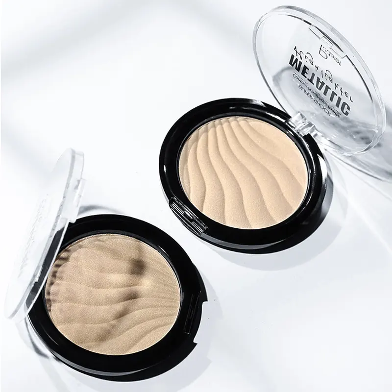 SHICELLE membuat merek Anda sendiri grosir kosmetik label pribadi Makeup kontur Bronzer palet Highlighter