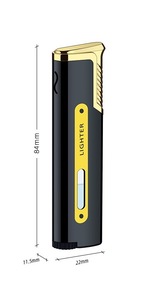 Jiaxin <span class=keywords><strong>Mini</strong></span>-Formaat 1 Vlam Butaan Gasbrander Aansteker Op Maat Metalen Straalvlam Sigarenaansteker Op Maat Logo - Product Image 5