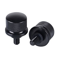 Couvercle décoratif vis de moto noir pour Harley Retro Refit vis en aluminium siège arrière moto accessoires vis de coussin