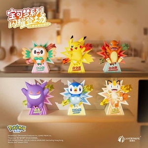 Magnete da Frigorifero <span class=keywords><strong>Pokémon</strong></span> <span class=keywords><strong>Pikachu</strong></span> all'Ingrosso, Mystery Box Serie Shining, Blind Box, Statuetta da Collezione, Decorazione Casa Kawaii, Regalo - Product Image 4