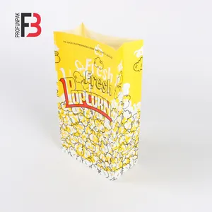 Fornitore professionale Bel Colore Riciclata Popcorn Imballaggio, Carta Scatola di Popcorn Tazza di
